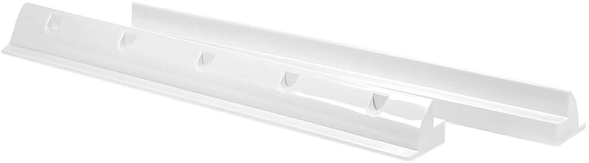 Spoilerset voor montage zonnepaneel 68 cm - Heavy Duty wit