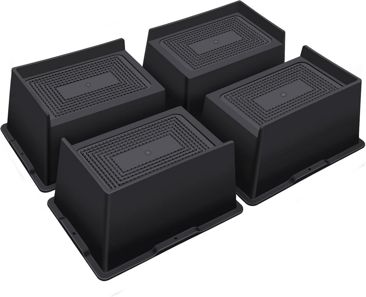 Bedverhogers 10,5 cm - Extra brede meubelverhogers voor bank, tafel en bureau