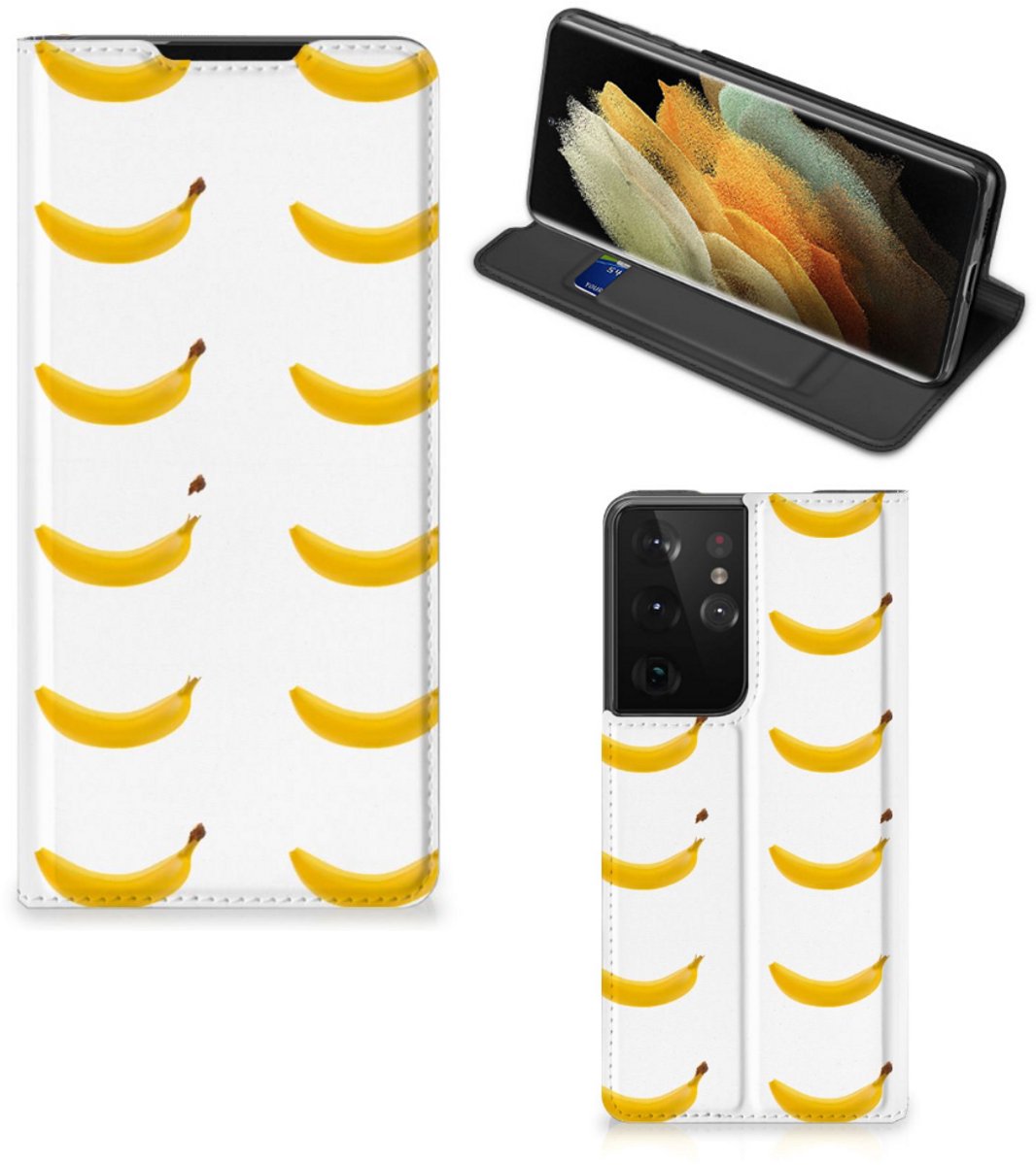 Samsung Galaxy S21 Ultra Flip Style Cover Banana