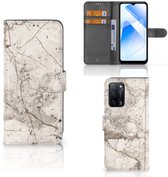 Dossier OPPO A16/A16s | Coque OPPO A54s Marbre Beige