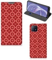 Etui Support OPPO A73 5G Etui Smartphone Batik Rouge