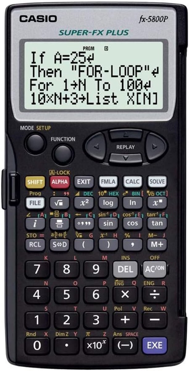Programmeermachine met 664 functies en 4-regelige display