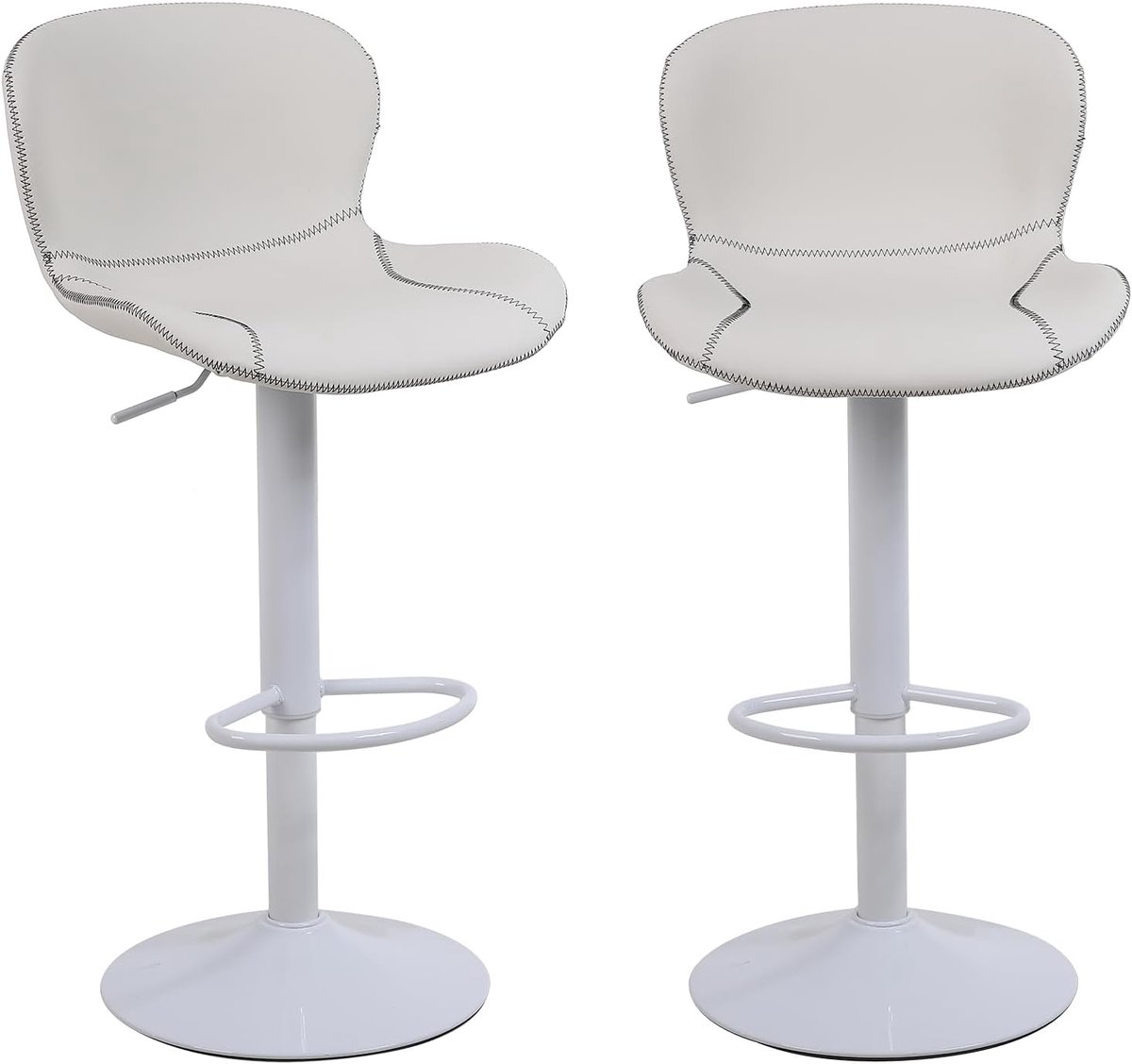 Verstelbare Barkrukken Set van 2 – Modern en Comfortabel, Draaibaar en Waterdicht