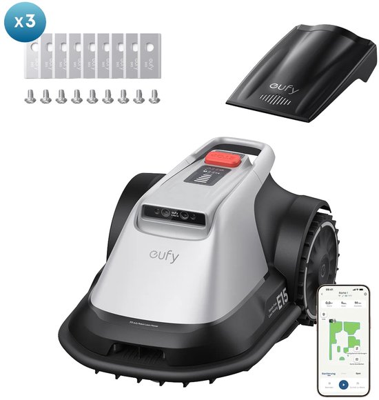 Eufy E15 Robot Grasmaaier zonder Grensdraad en GPS - ANKER TECHNOLOGY (UK) LTD - €1.259,00