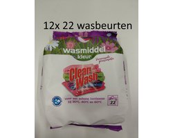 Senzora Clean Wash - wasmiddel waspoeder - Color kleur - 12x 22 wasbeurten