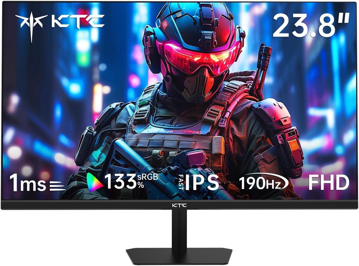 24 Inch Gaming Monitor 180Hz Fast IPS FHD 1080P 1ms Met Freesync en G-Sync