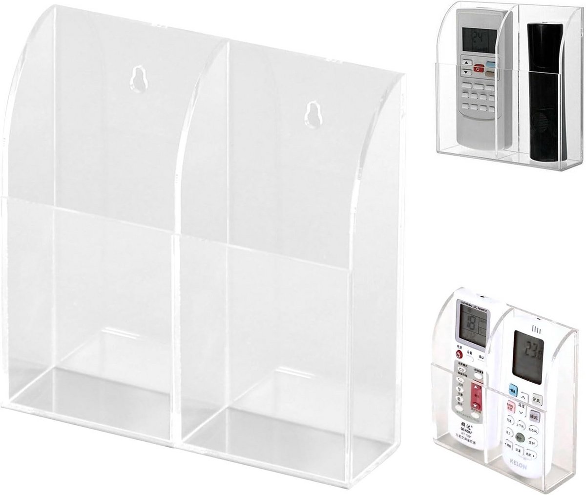Afstandsbediening Houder voor Muur - Acryl Opbergbox voor Airconditioning en TV