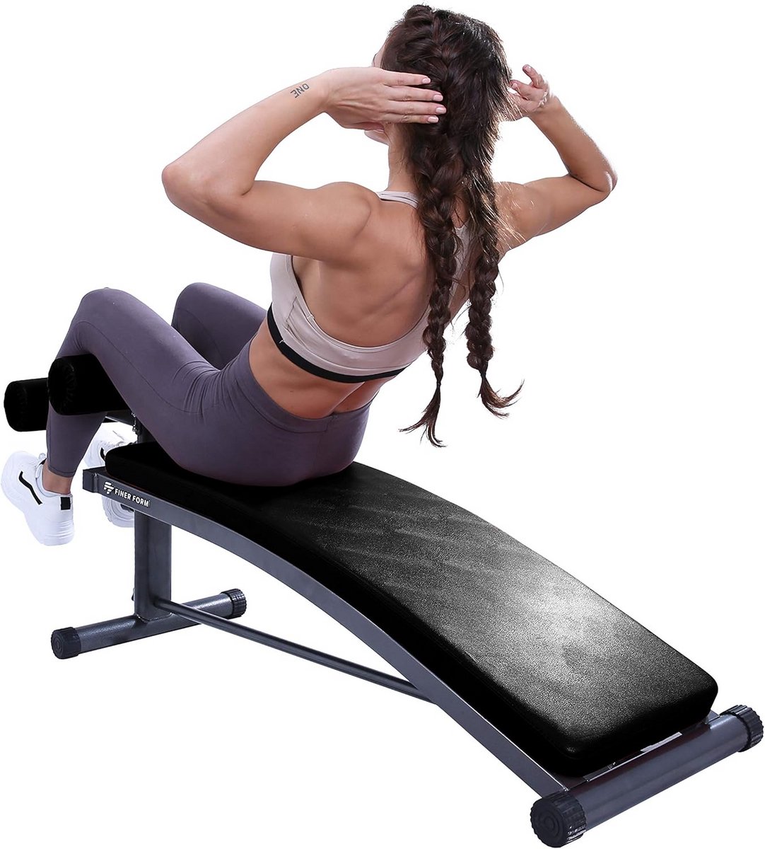 Verstelbare Sit-up Bank voor Buikspieroefeningen – Fitnessapparaat voor Thuistraining