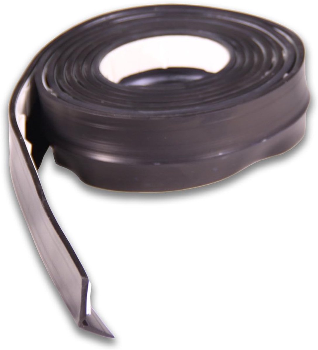 Rubberen afdichting voor garagedeuren - 5 meter, zwart
