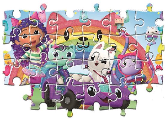 Clementoni - Puzzel - 2x60 Stukjes - Gabby's Dollhouse - Kinderthema ...