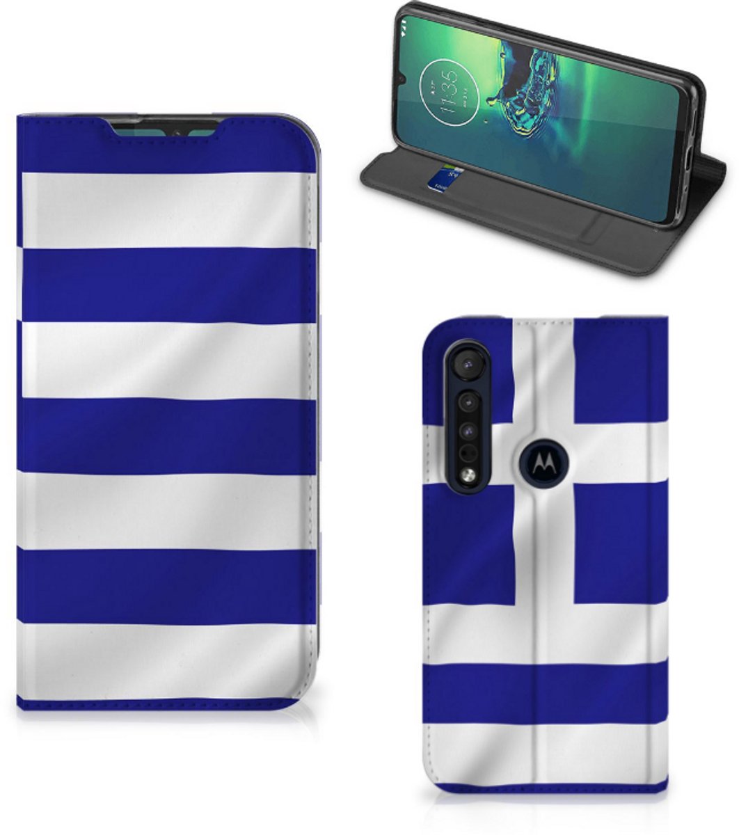 Motorola G8 Plus Standcase Griekenland