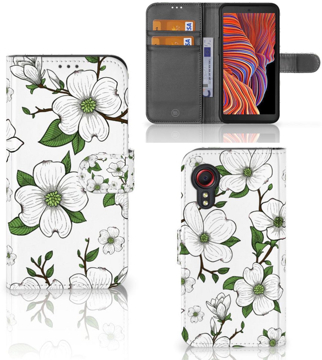 Samsung Galaxy Xcover 5 Hoesje Dogwood Flowers
