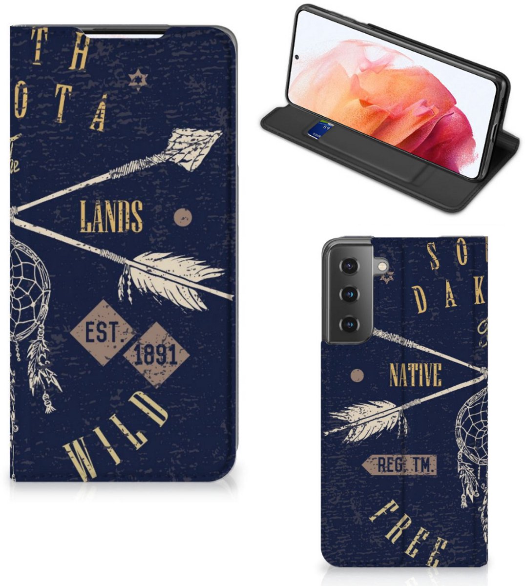 Samsung Galaxy S21 Book Cover South Dakota