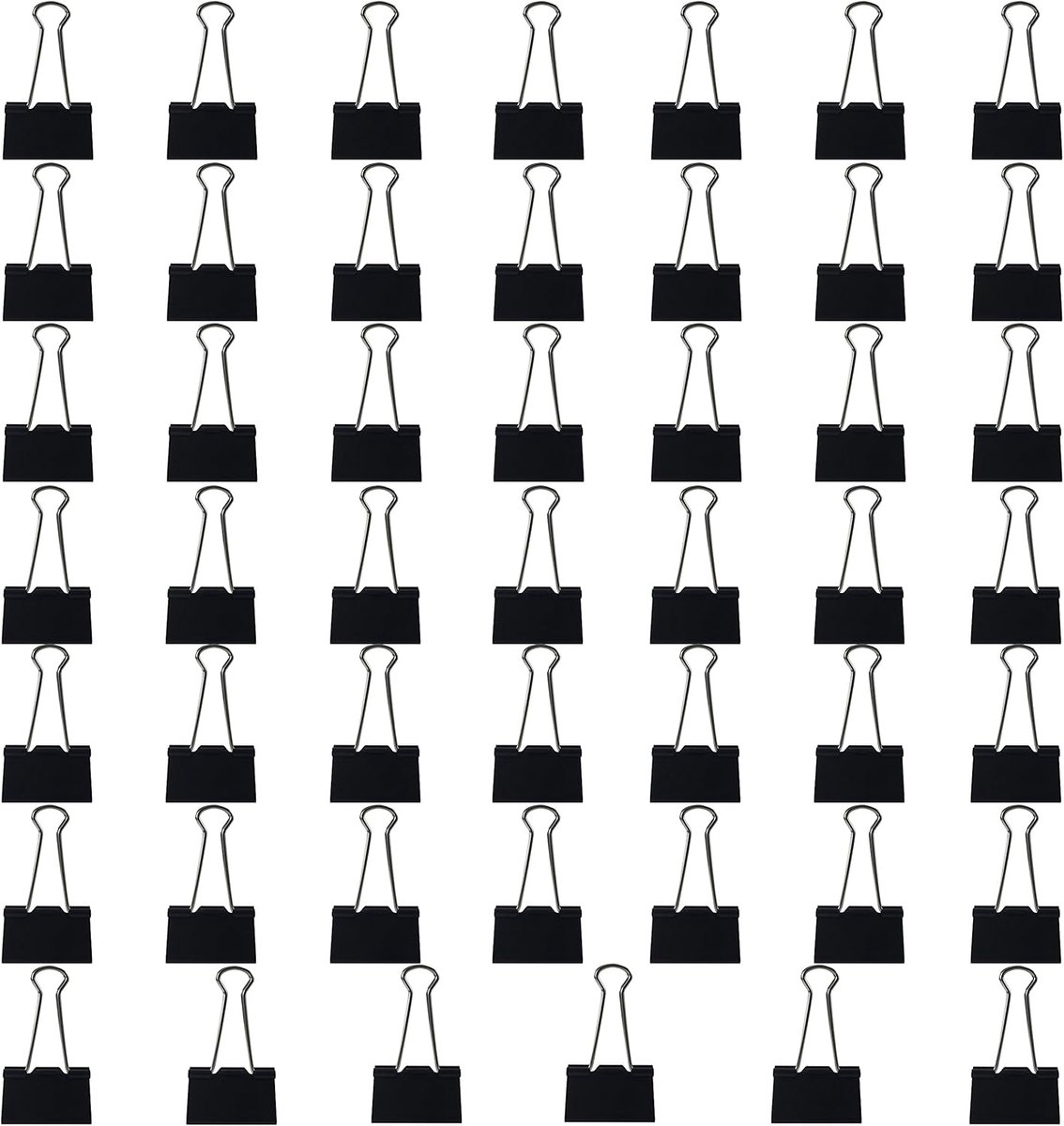 Grote Binder Clips Zwart 1.5-Inch (48-Pack)