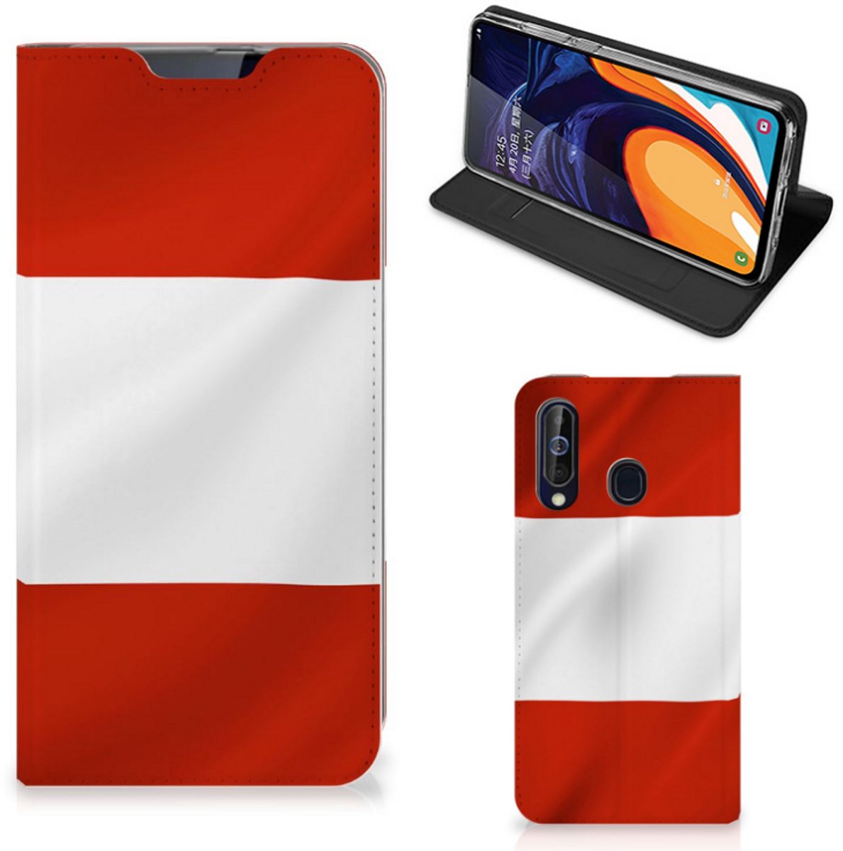 Standcase Hoesje voor Samsung Galaxy A60 Standcase Oostenrijk
