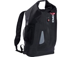 QBag motor rugzak heren en dames fietsrugzak Rugzak 15 waterdicht tot 30 liter, zwart, uniseks, touring, het hele jaar door, textiel