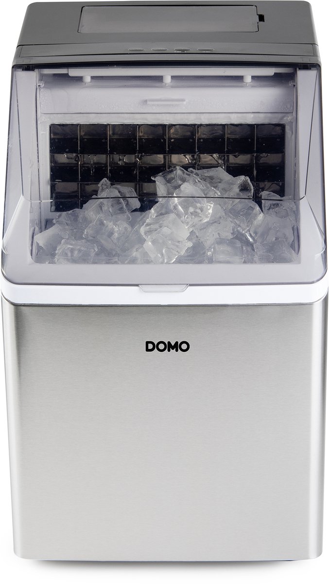 DOMO DO9301IB IJsblokjesmachine - 20 kg/24u - IJsblokjesmaker - 3 maten ijsklontjes - LED Display - IJsschep - Zelfreinigend van Merkloos — afbeelding 2