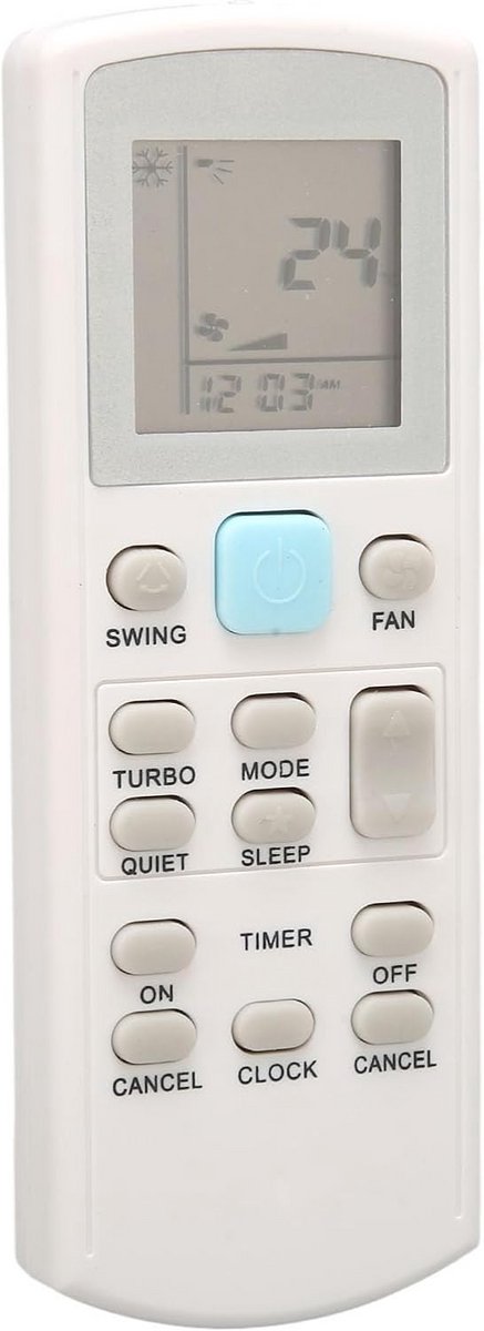 Vervangende Afstandsbediening voor Airconditioners - LED Scherm en Knoptype