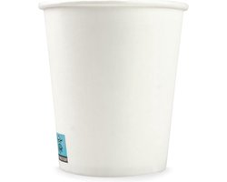 Wellsamed WELLSACUP 100 kartonnen bekers 440 ml wit, geschikt voor warme dranken, coffee-to-go, business, evenementen, feest