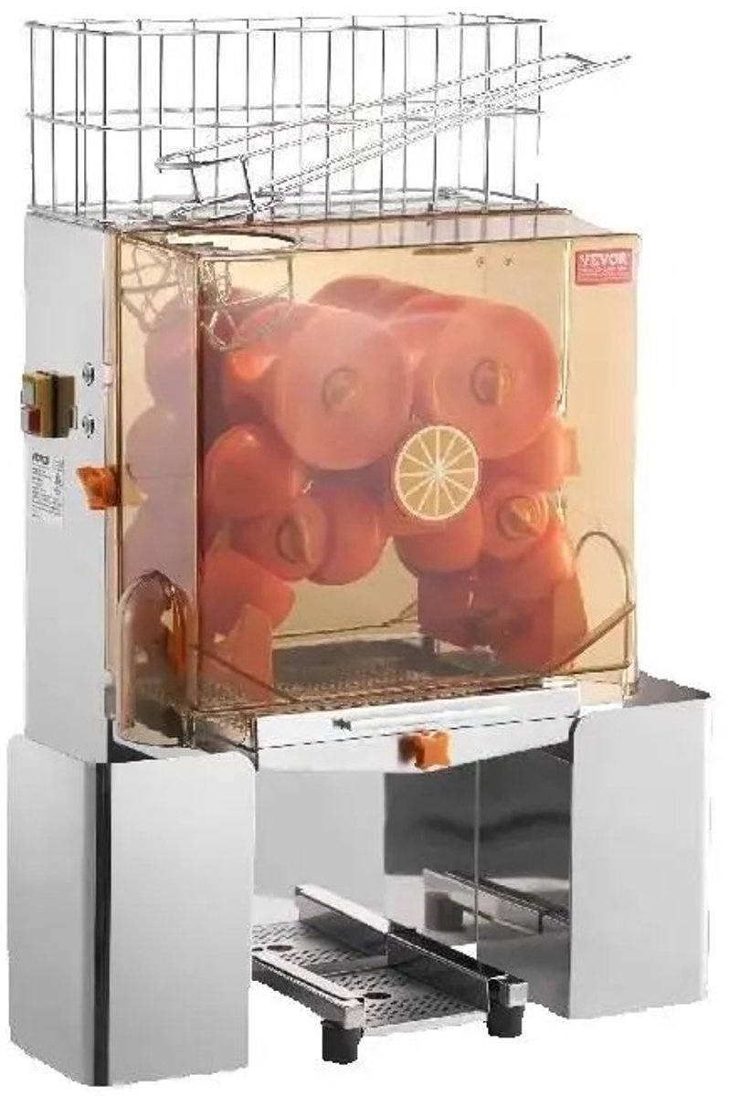 DIMICO - Sinaasappelpers elektrisch - Sapcentrifuge - Citruspers - Juicer - Juice machine - Filterdoos - 20 stuks per keer - 4 assen