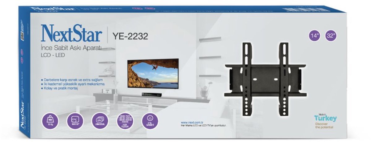 NextStar YE-2232 Vaste TV-Muurbeugel