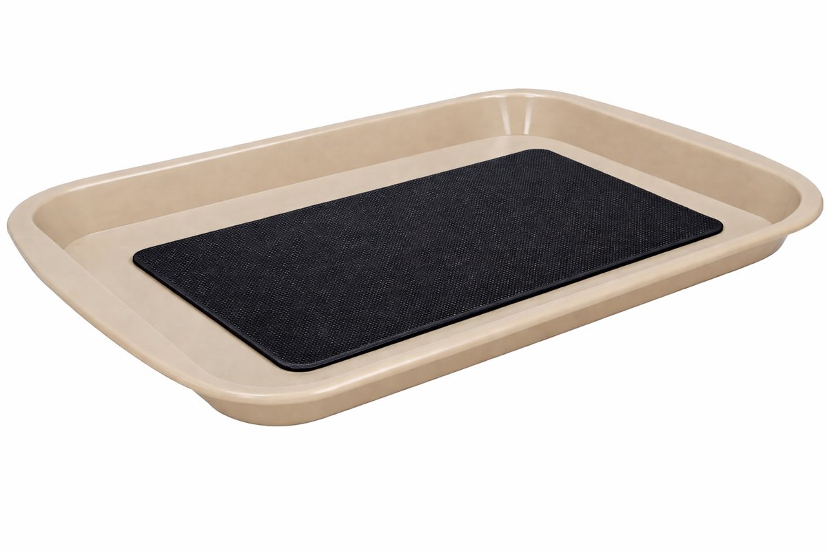 Rollator Dienblad INCL antislipmat – Afneembaar Dienblad voor Rollator – 36 x 27cm - Universeel