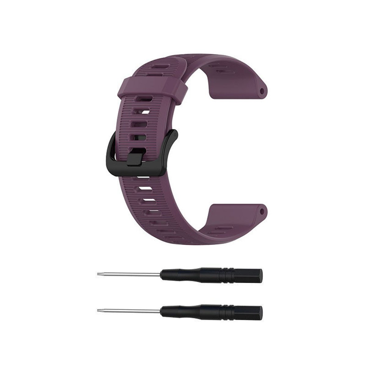 silicone watch strap geschikt voor Garmin Forerunner 945-Forerunner 935 Band, Silicone Replacement Strap geschikt voor Garmin Fenix 6-Approach S60,Sports watch strap,Dieppaars