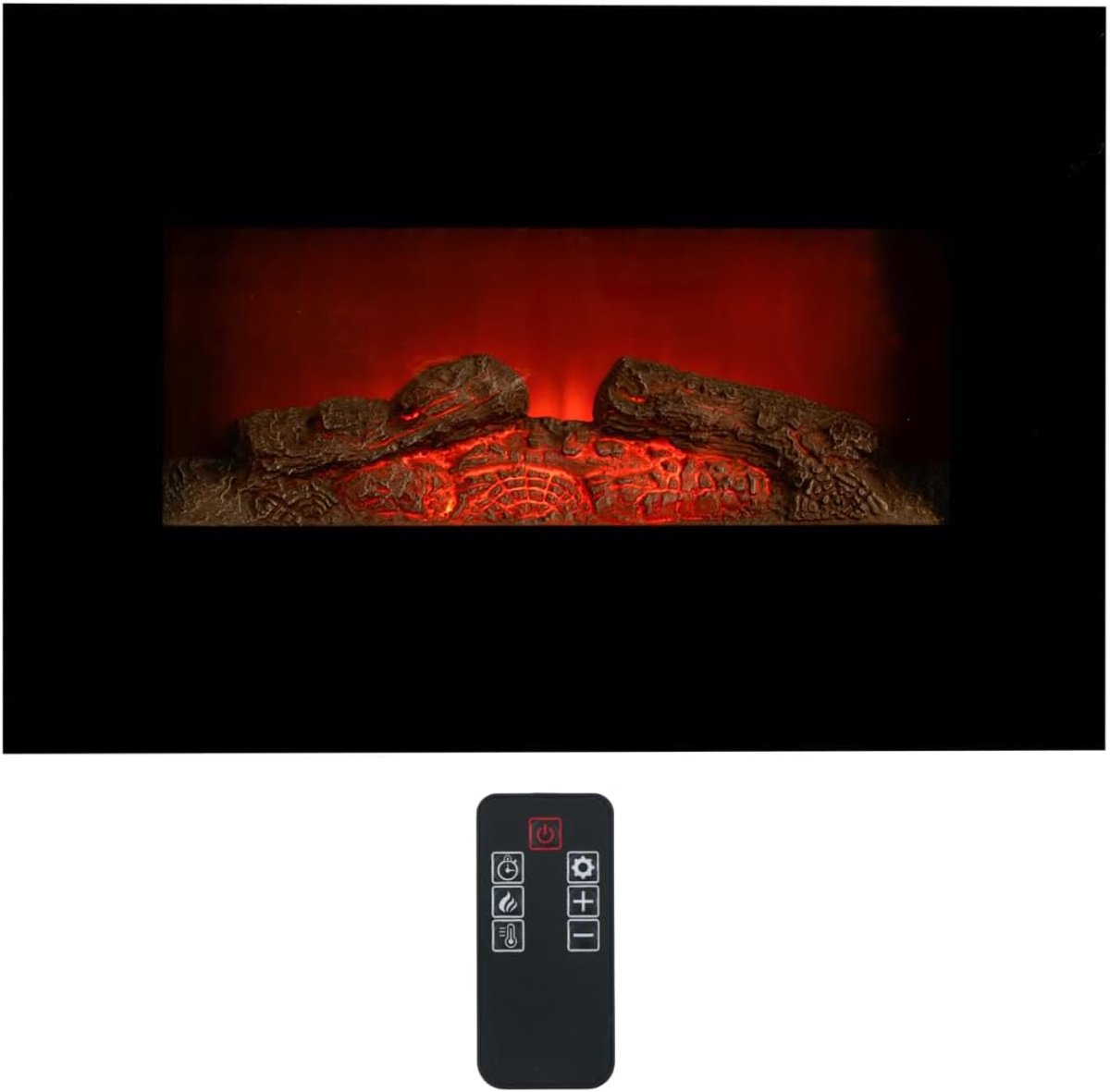 Navy® Elektrische Sfeerhaard – Memphis Design – Realistisch Vlambeeld – Warmtefunctie