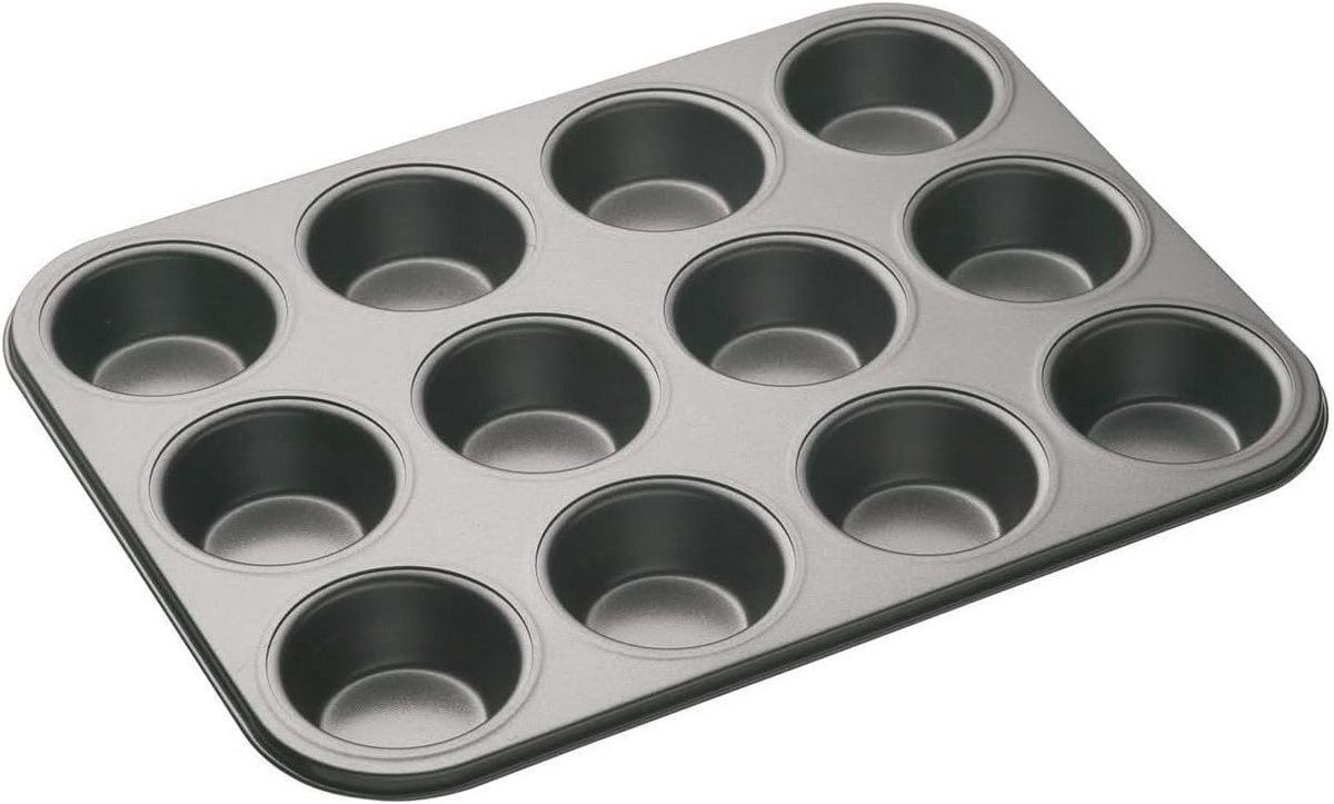 Bakplaat met antiaanbaklaag voor cupcakes en muffins - 35 x 27 cm