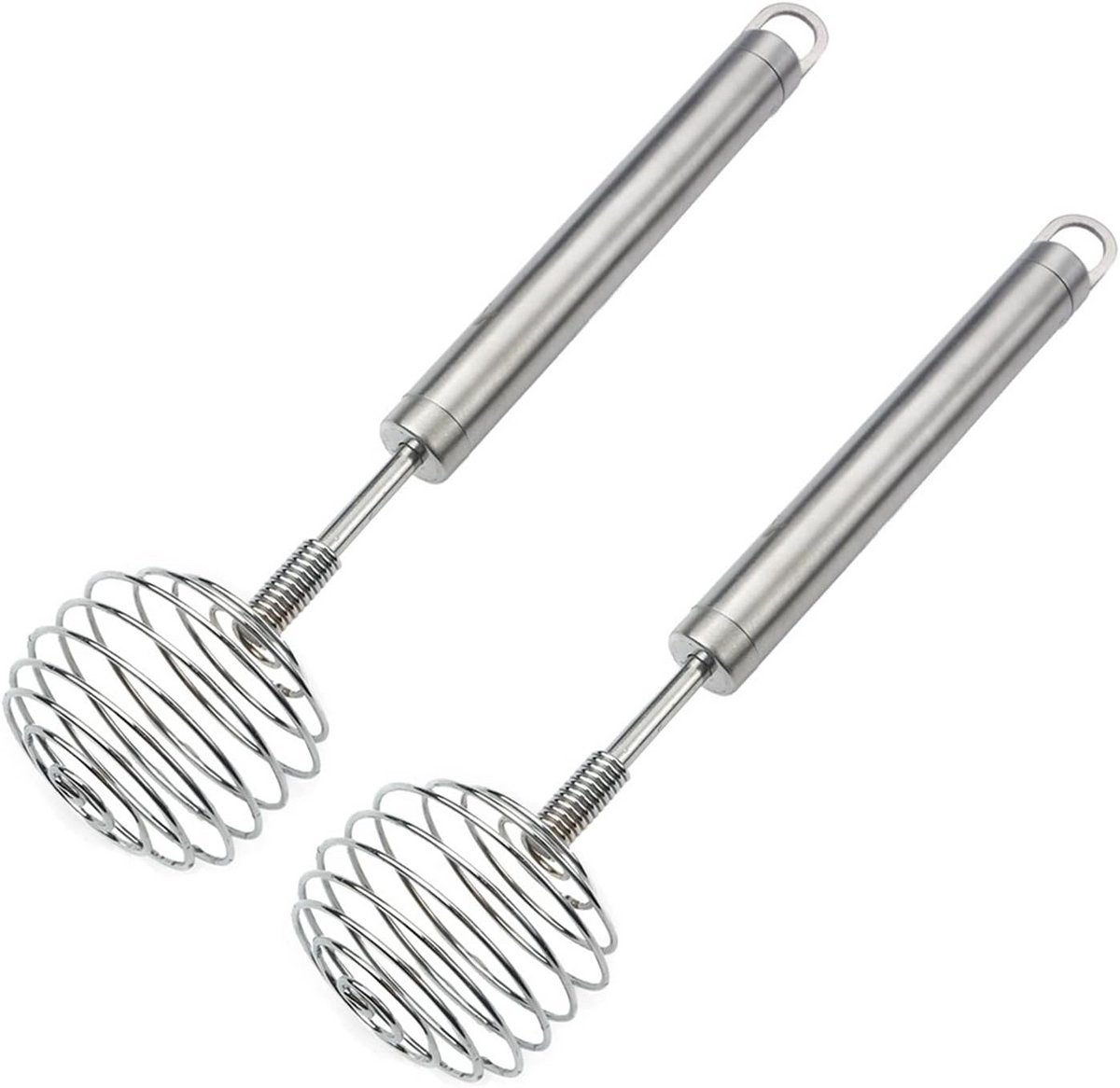 Roestvrijstalen handmatige garde - Creatieve mixer voor thuis - 2 stuks