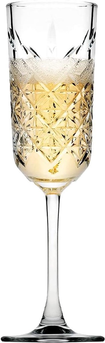 Champagneglas 175 ml - Set van 4 - Transparant