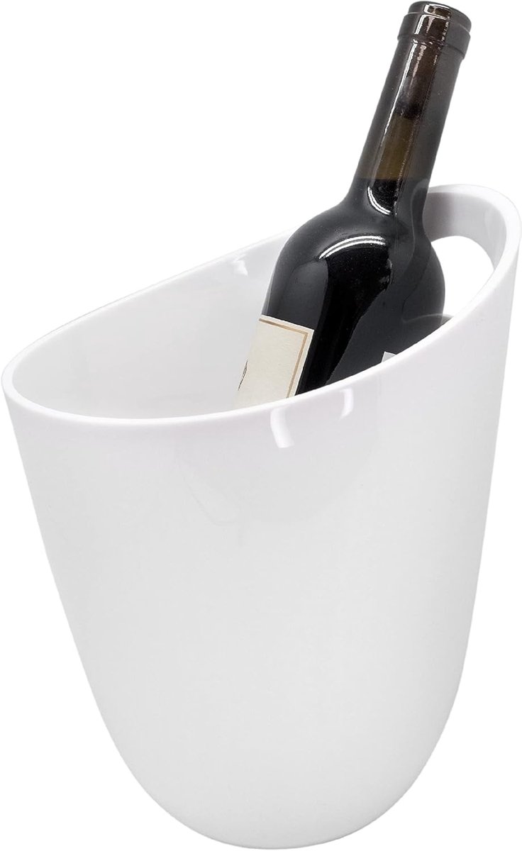 IJsblokjeshouder en IJsemmer voor Wijn en Champagne