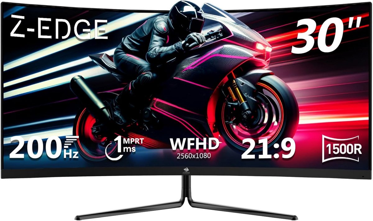 Ultrabreed Gaming Monitor 30 inch 200Hz met FreeSync en 1ms Respons