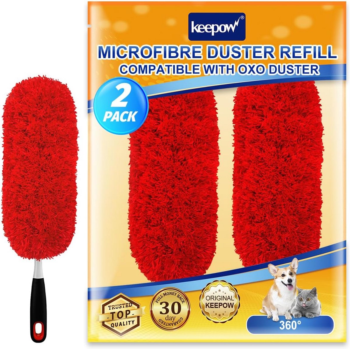 Microvezel Stofdoek Rood - Efficiënt en Duurzaam Schoonmaken