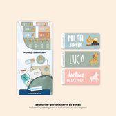 Goedgemerkt - Kleine Thema Naamstickers - 48 Labels - Vaatwasser- en magnetronbestendig - Multicolor