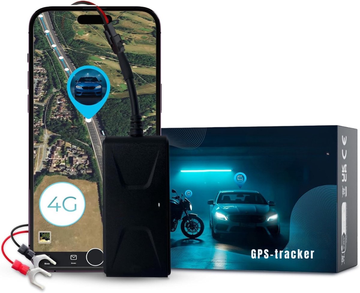 DYNA® GPS Tracker fiets - GPS Tracker - GPS Trackers - Zwart - 8cm x 4cm x 2cm