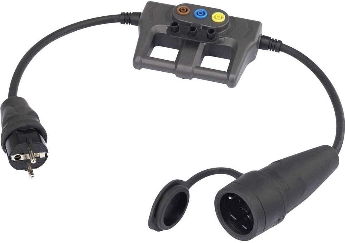 Meetadapter Randaarde 16 A - 16 A Geaarde Contact
