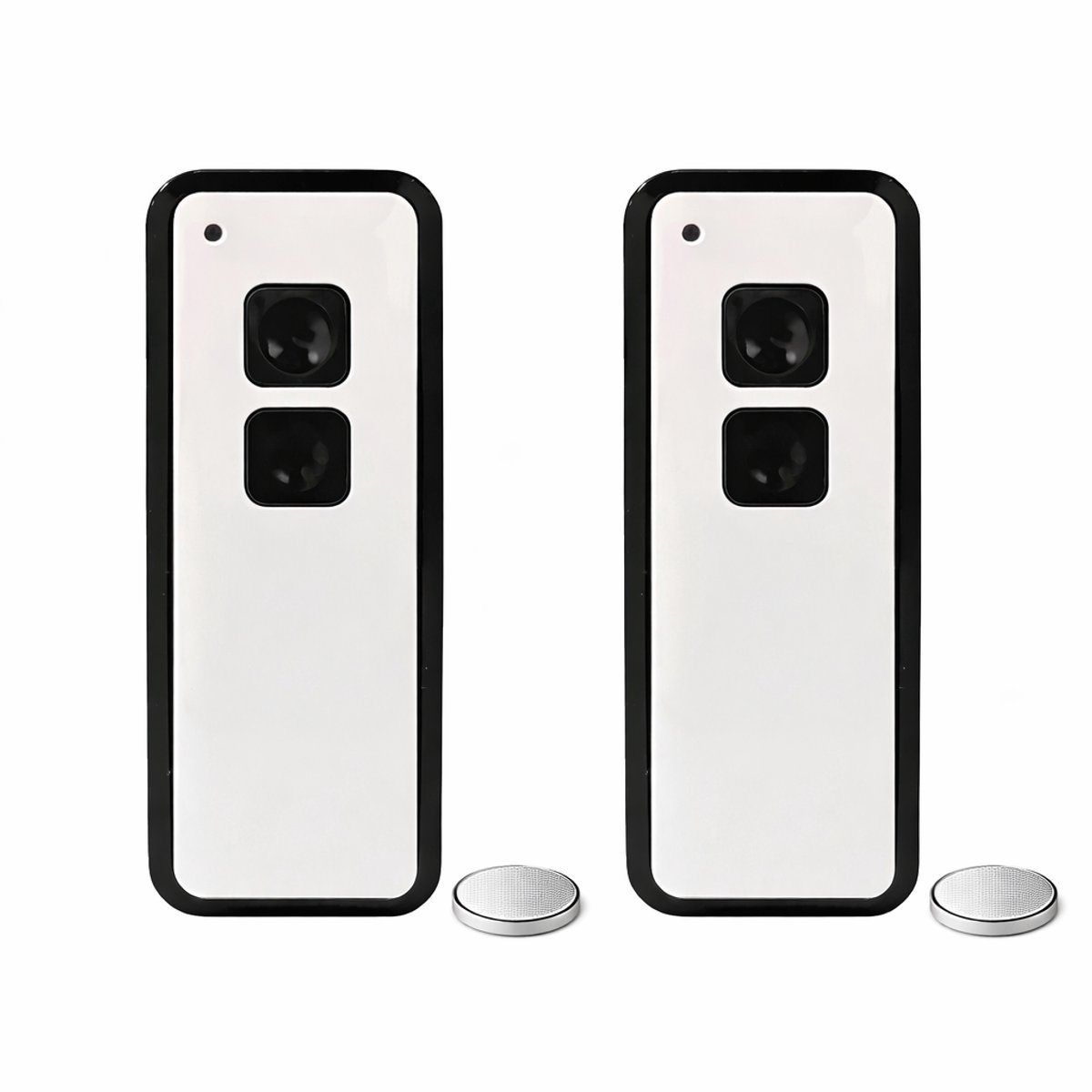 Handzender Geschikt voor Novoferm Novotron 502 / 504 / 512 / 522 / 524 – 433 MHz Garagedeur Afstandsbediening – Voordeelpack 2 Stuks – 2 Kanalen