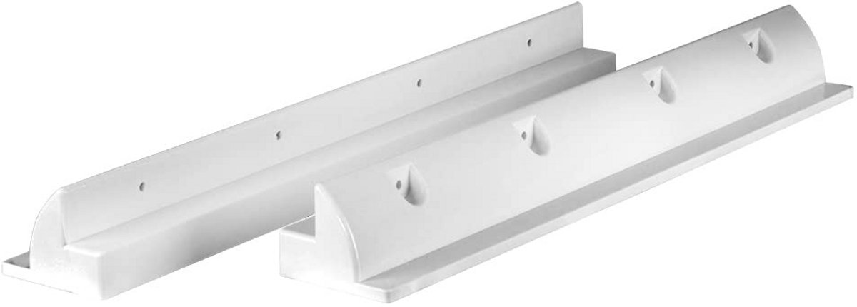 Spoilerset voor Zonnepaneel Montage - Heavy Duty, 55 cm, Wit