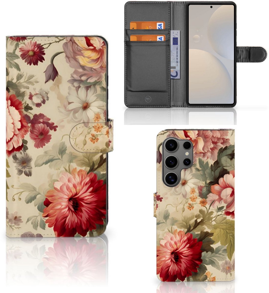 Hoesje voor Samsung Galaxy S25 Ultra Bloemen