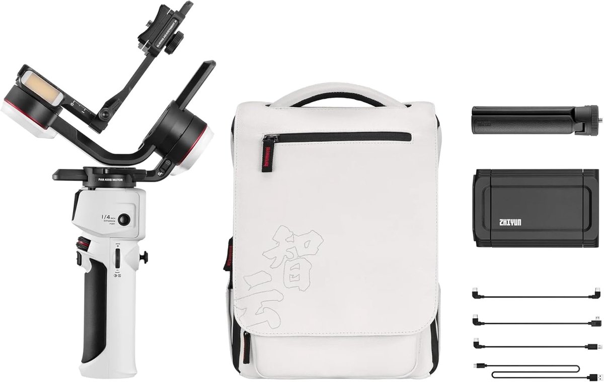 Gimbal Stabilizer voor Videoproductie met Bluetooth Controle