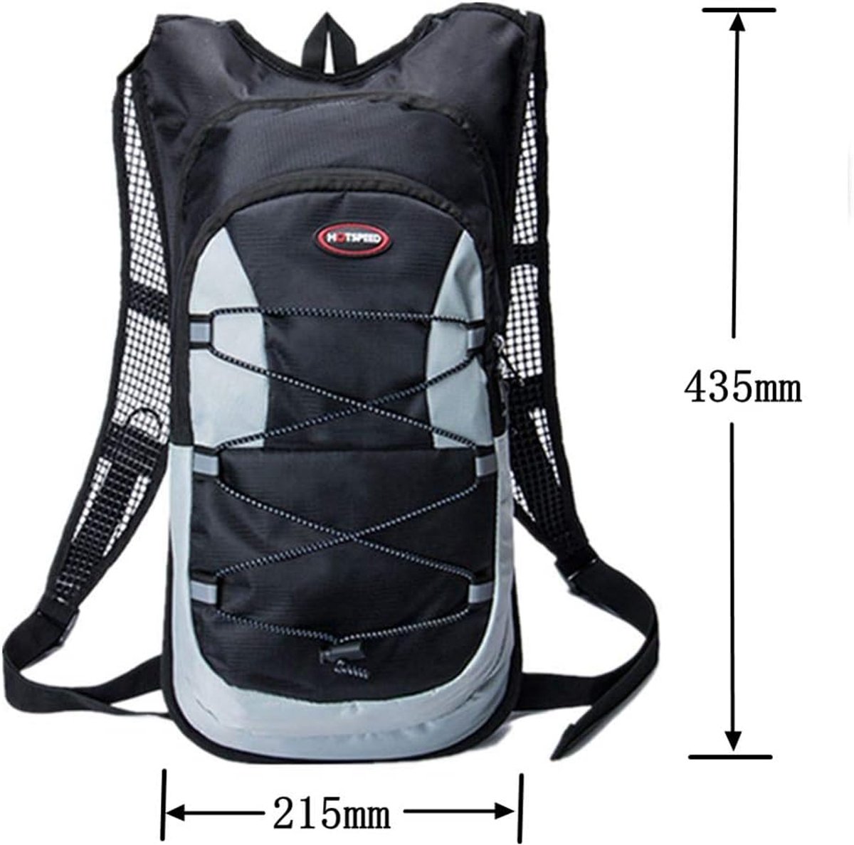 Lichte Hydratatietas 12L met Waterreservoir van 2L voor Fietsen, Kamperen, en Wandelen