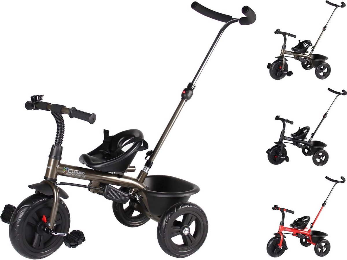 2-in-1 Kinderdriewieler en Kinderwagen voor Peuters vanaf 1 Jaar - Veilig en Ergonomisch