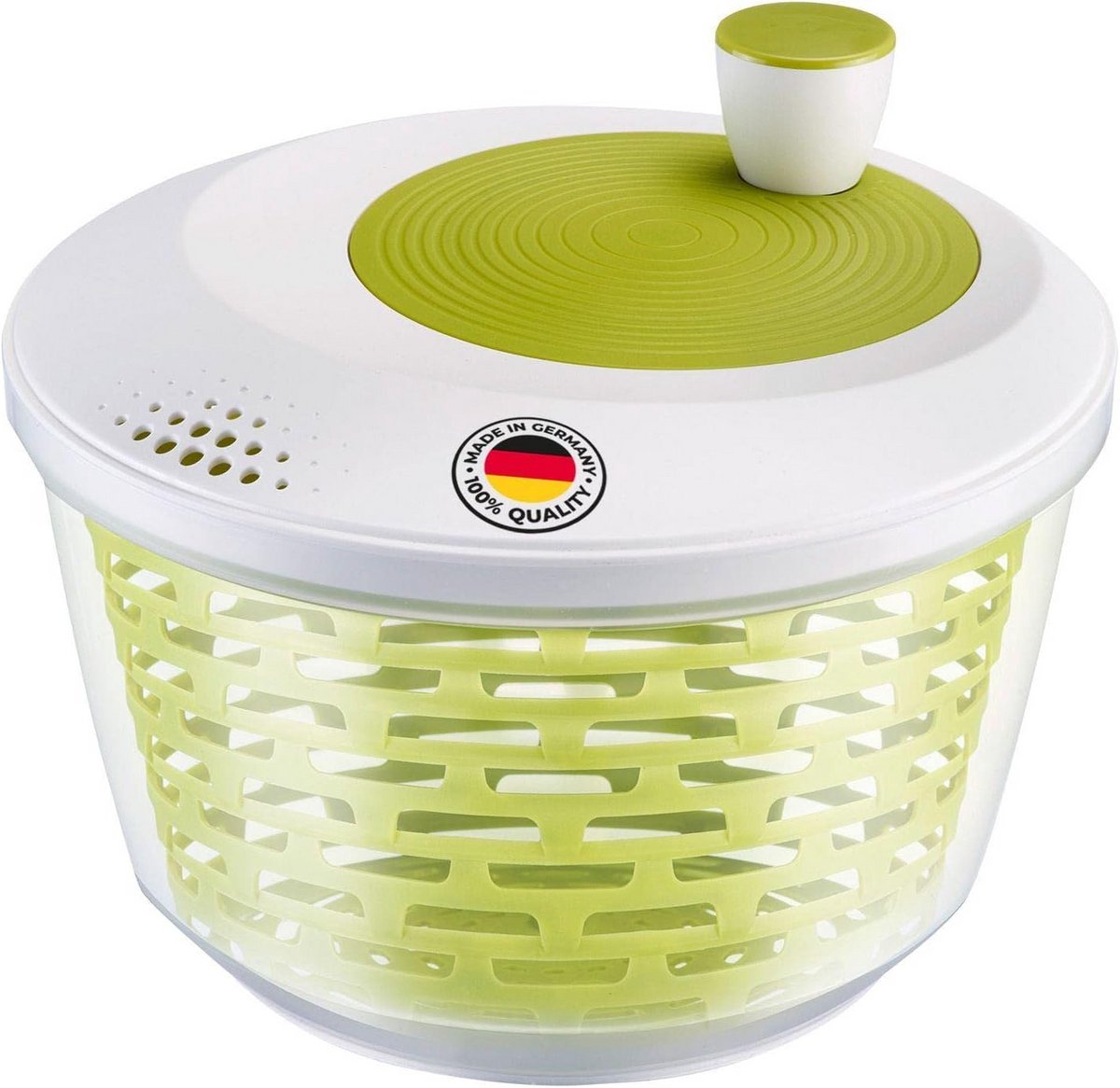Slacentrifuge 4,4 L – Vaatwasserbestendig, Antislip, Compact, Voor Het Droge Salade