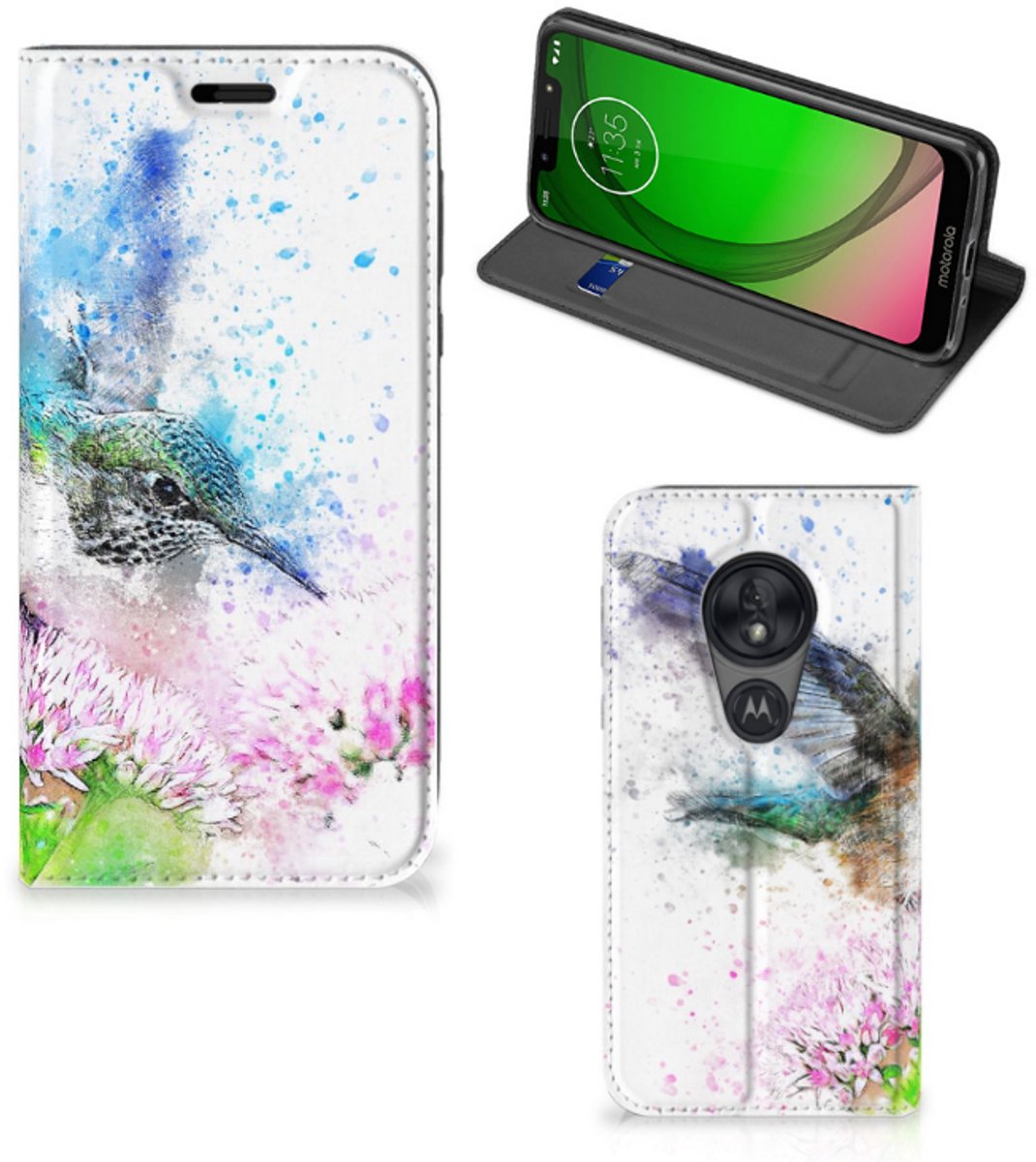 Bookcase Motorola Moto G7 Play Vogel
