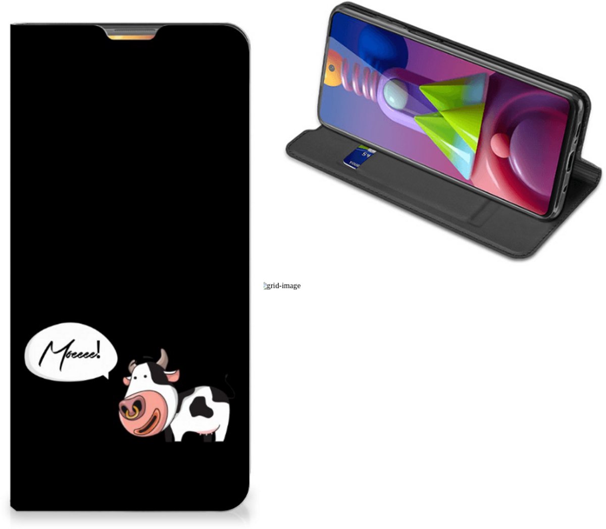 Samsung Galaxy M51 Magnet Case Cow