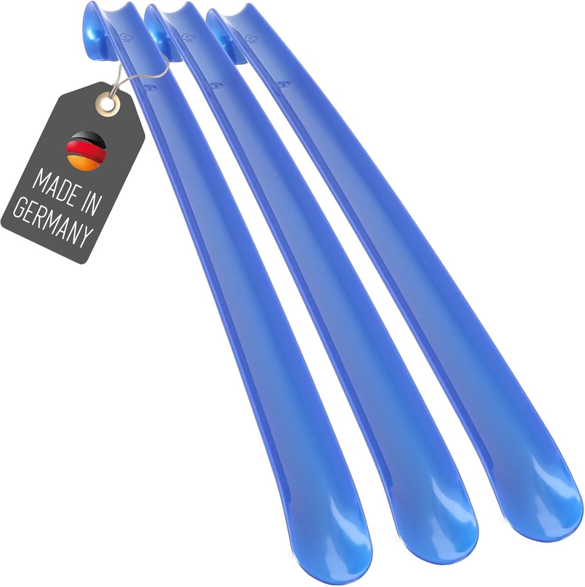 Kunststof Schoenlepels Set van 3 - XL 50 cm met Kleurkeuze