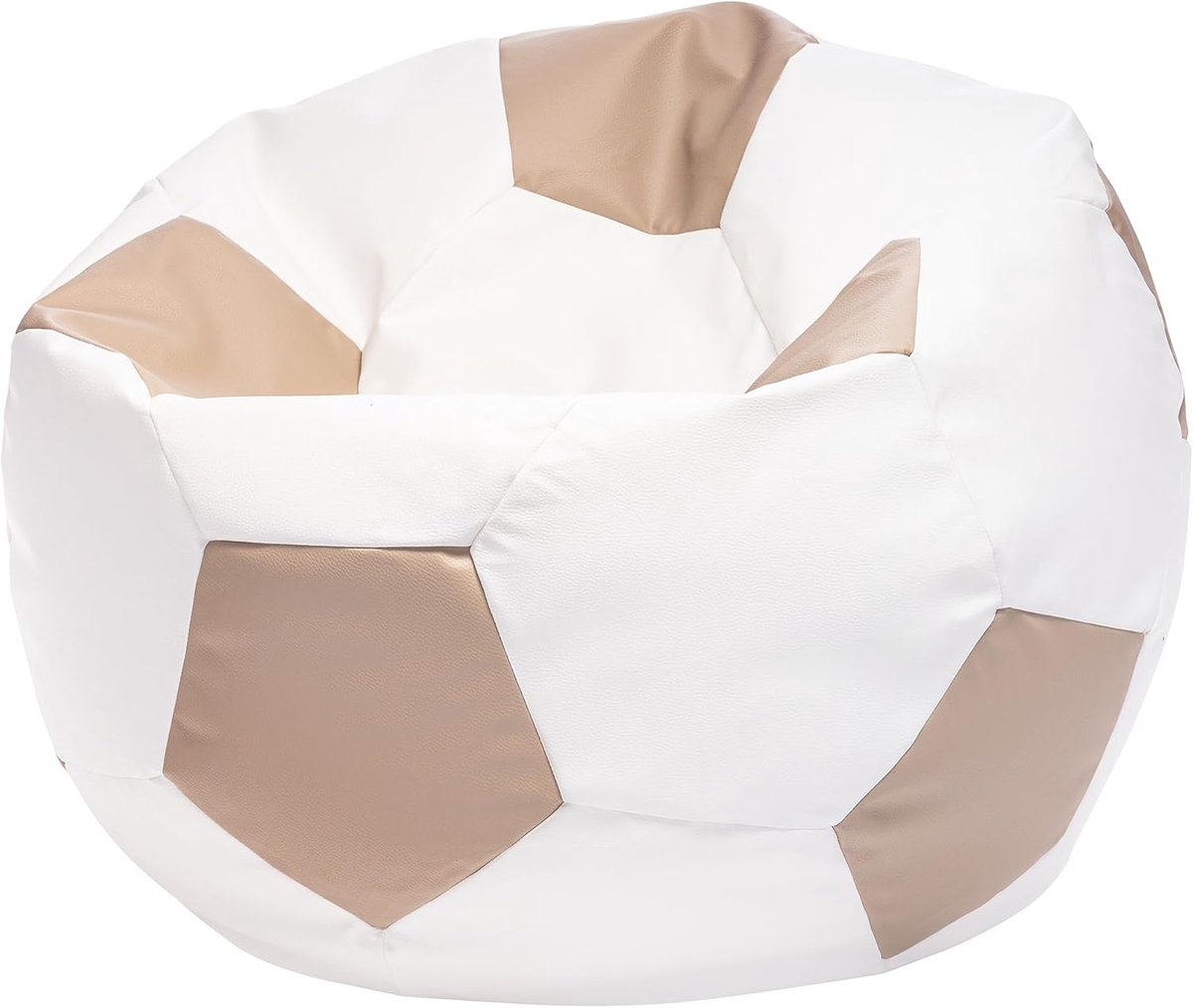 Grote Zitzak Puff Stoel met Dubbele Rits en Voering voor Jongens - 105 x 80 cm