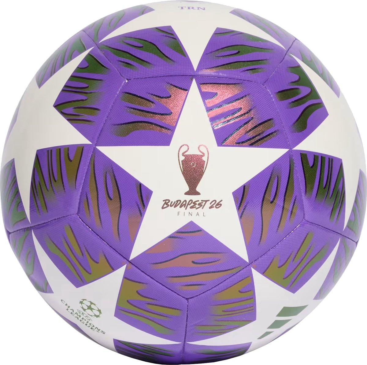 Adidas bal Champions League TRN ZE paars - Maat 5