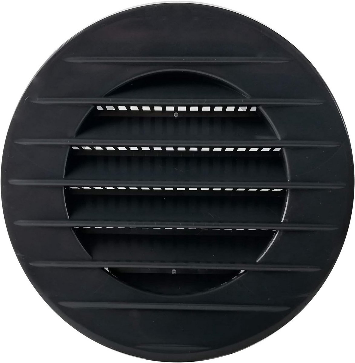 Rond Ventilatirooster Antraciet 80mm met Geïntegreerde Insectenhor